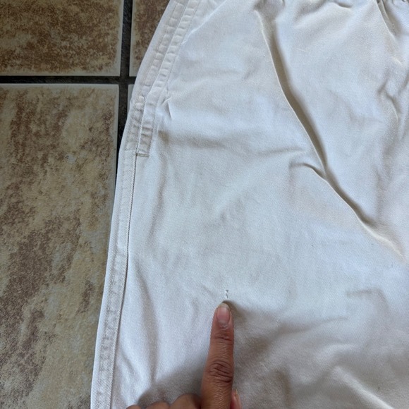 Birdwell Beach Britches Mens Pull On Elastic Waist Pants Size Large Beige - Picture 5 of 12